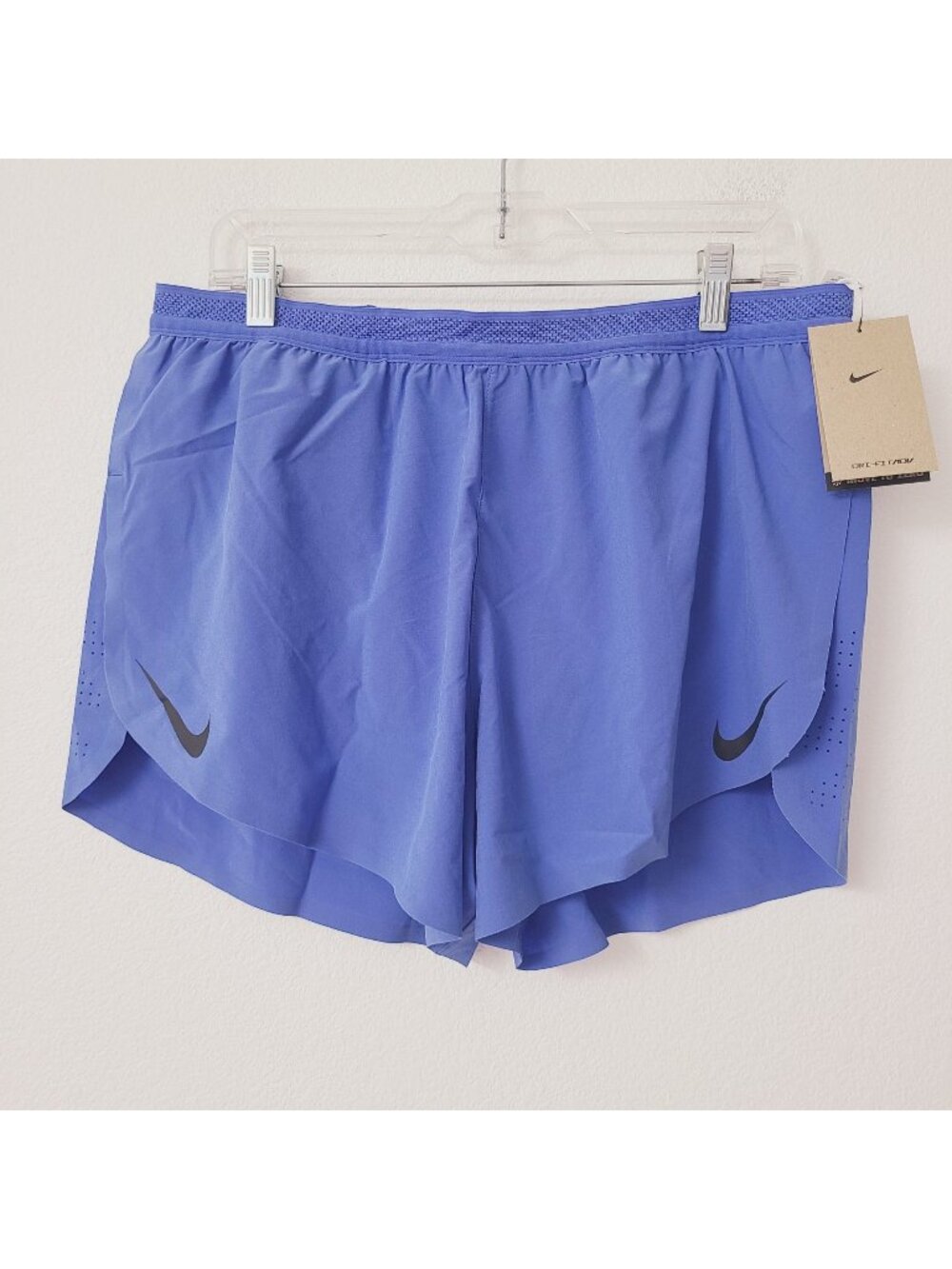 Nike Dri-Fit ADV Aeroswift 4" Running Shorts FN3352-411 Size L Comet Blue